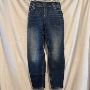 Vigoss Women's Skinny Jeans - Dark Blue